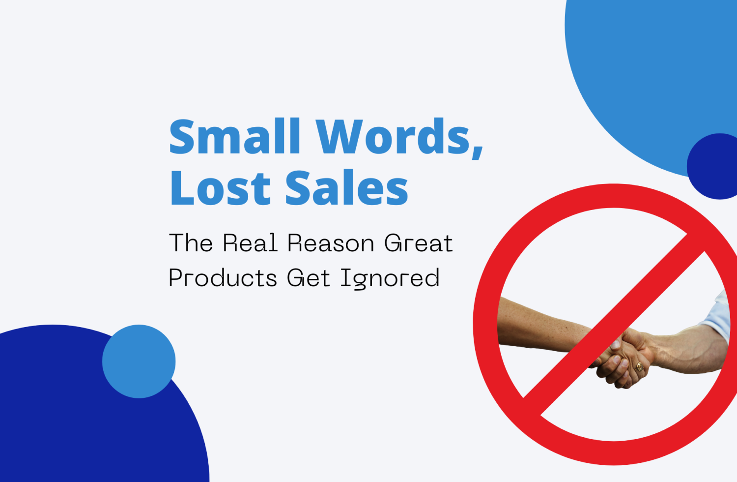 Small Words, Lost Sales
